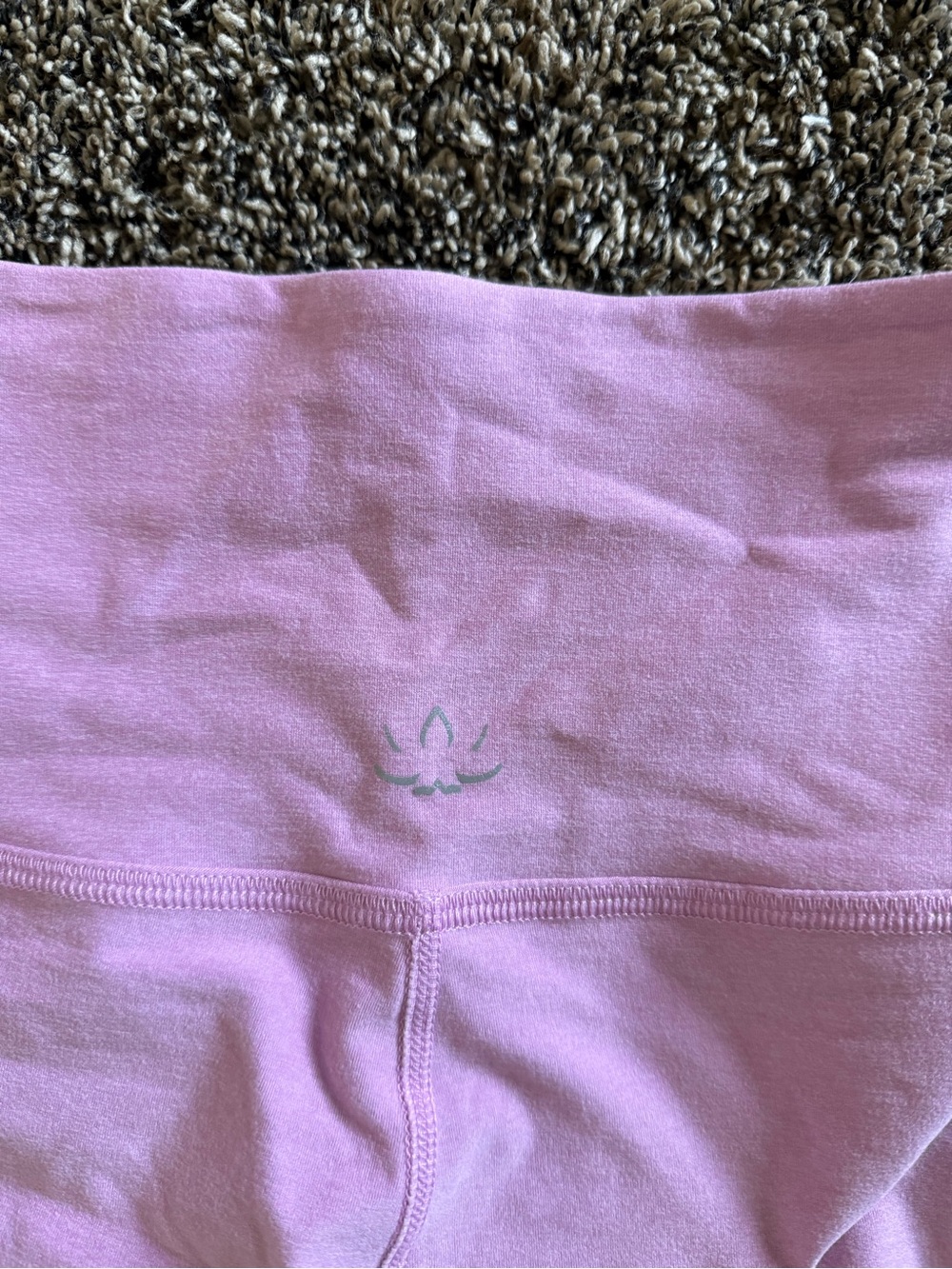 Beyond yoga One-Shoulder Lavender Pink set. - Picture 3 of 4